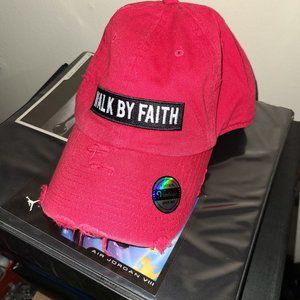 Red Walk By Faith Cap